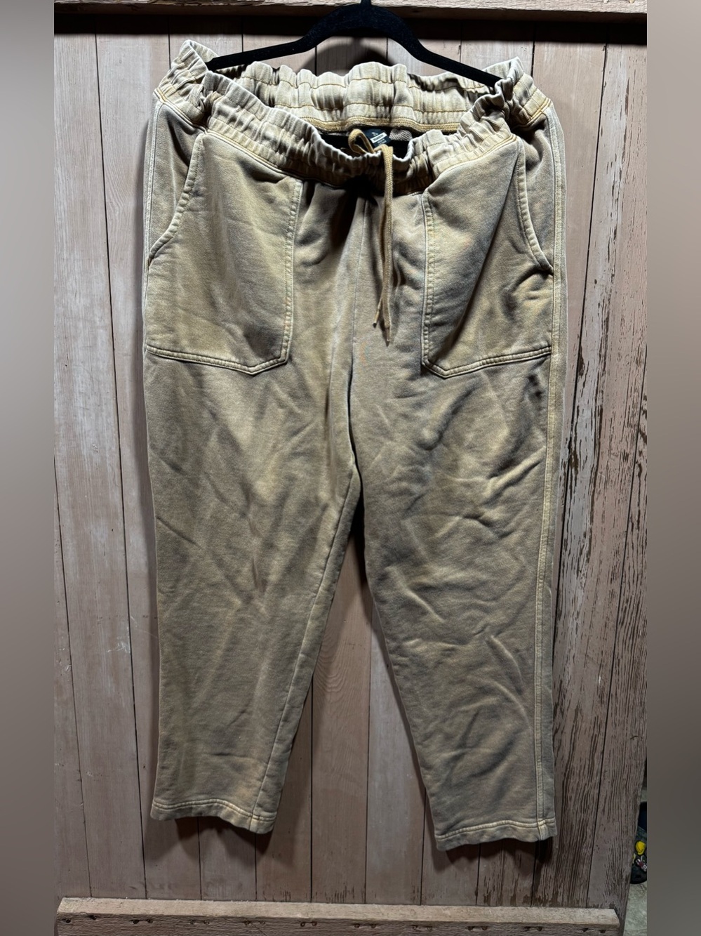 Carhartt Women's Tan Drawstring Casual Jogger Sweat Pants